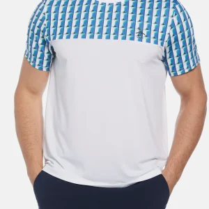 Original Penguin TN SS Performance Erkek T-Shirt Bright White
