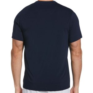 Alternative view of Original Penguin TN SS Crew W/ Stitch Black Iris