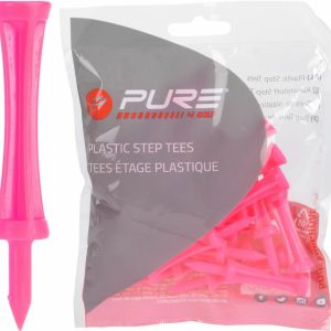 PURE Golf Tees 53mm 25'li Pembe